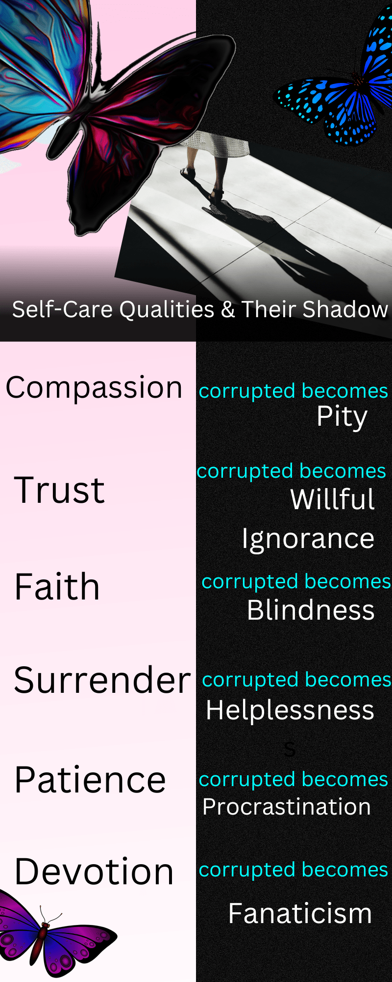 The Shadow-Side Qualities