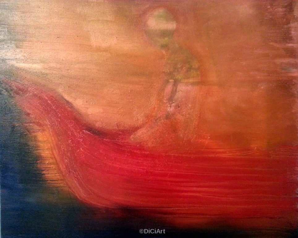 On Art: “Canoe” Oil Painting